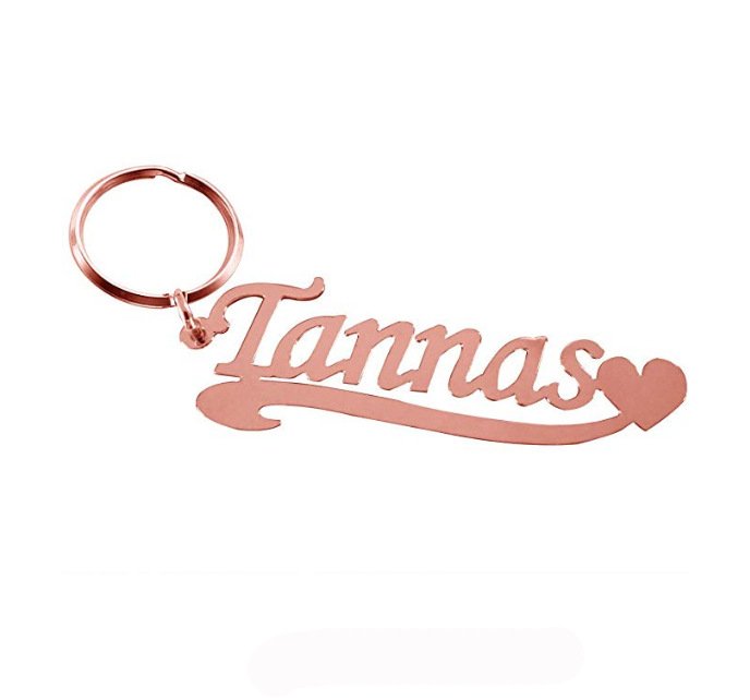 Stainless Steel Name Keychain