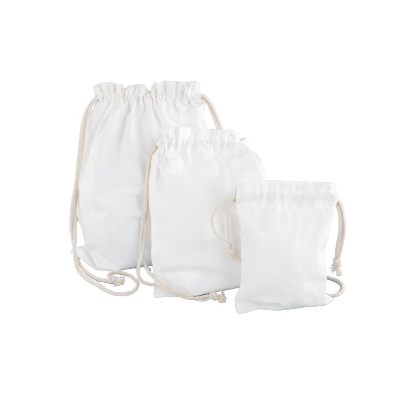 Custom Print Drawstring Canvas Bag