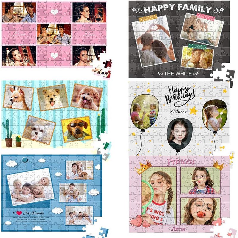 Custom Wooden Photo Puzzle