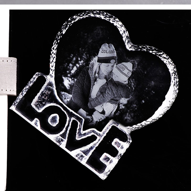 Crystal Photo Heart Frame