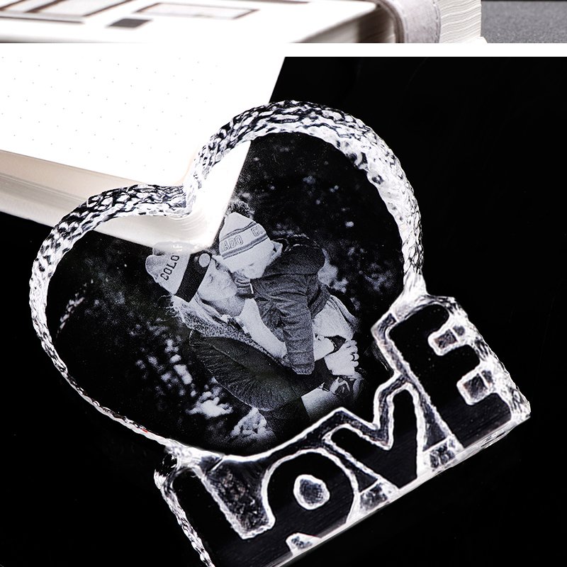Crystal Photo Heart Frame