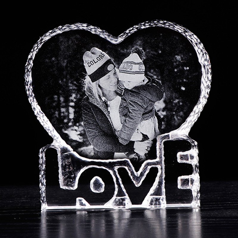 Crystal Photo Heart Frame