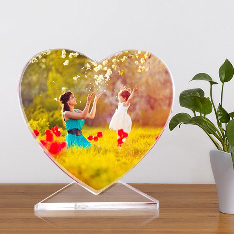 Crystal Photo Heart Frame