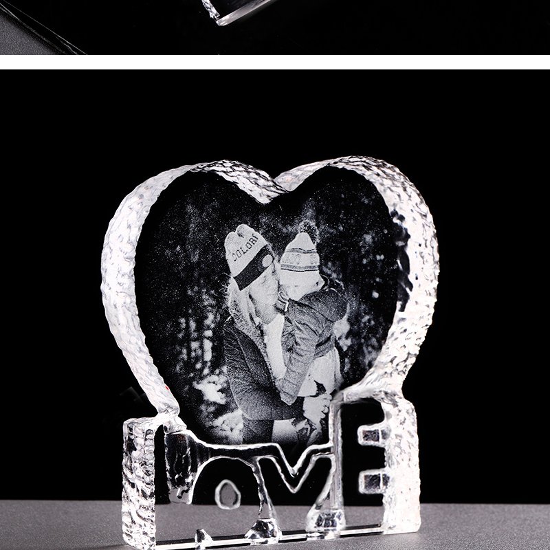 Crystal Photo Heart Frame