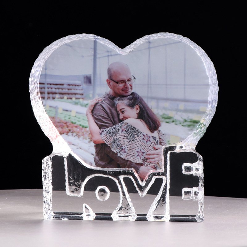 Crystal Photo Heart Frame