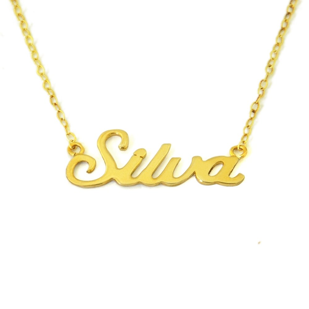 Custom Nameplate Necklace