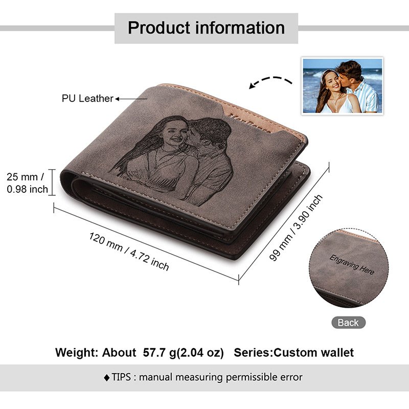 Photo Engraved Wallet