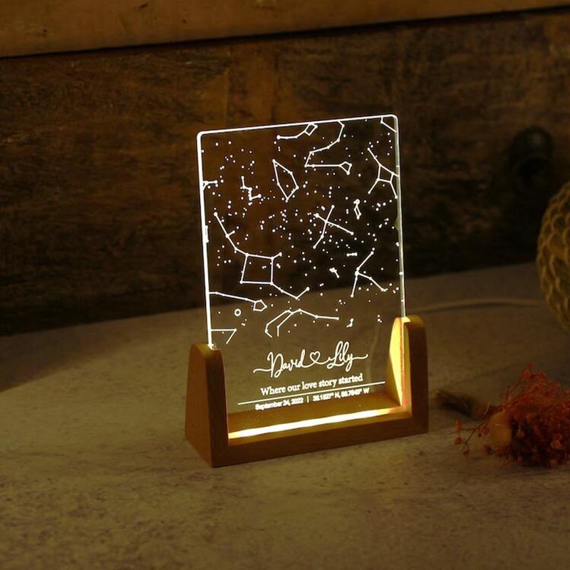 Custom Star Map Night Light