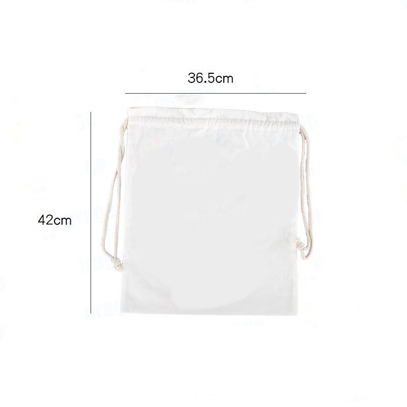 Custom Print Drawstring Canvas Bag