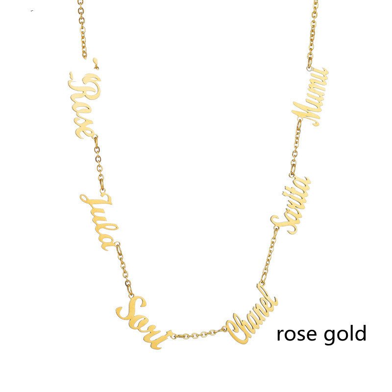 Multi-Name Family Necklace
