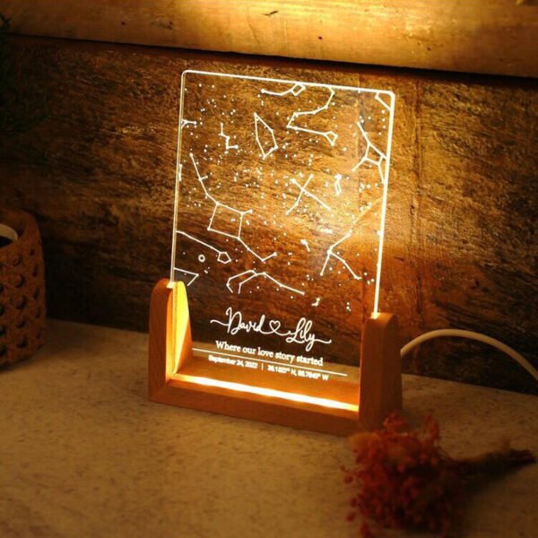 Custom Star Map Night Light