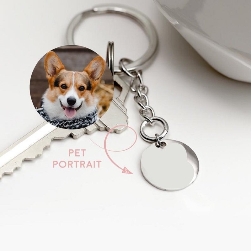 Pet Photo Disc Necklace