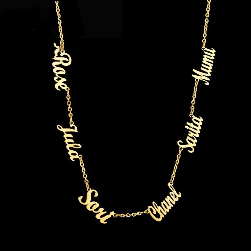 Multi-Name Family Necklace