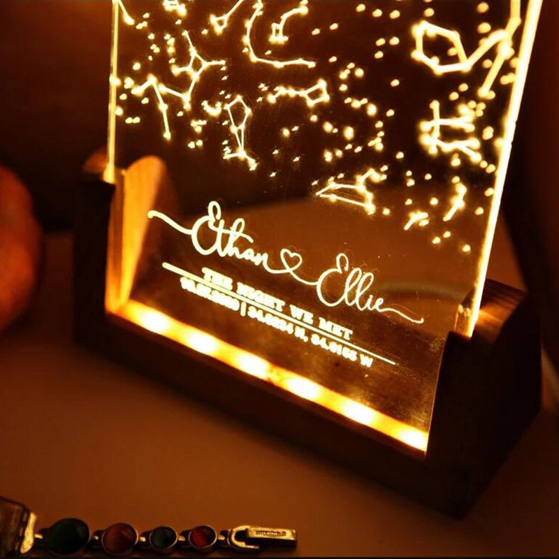 Custom Star Map Night Light