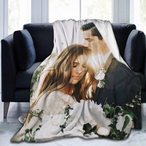 Custom Photo Flannel Blanket