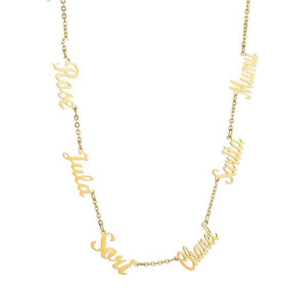 Multi-Name Family Necklace
