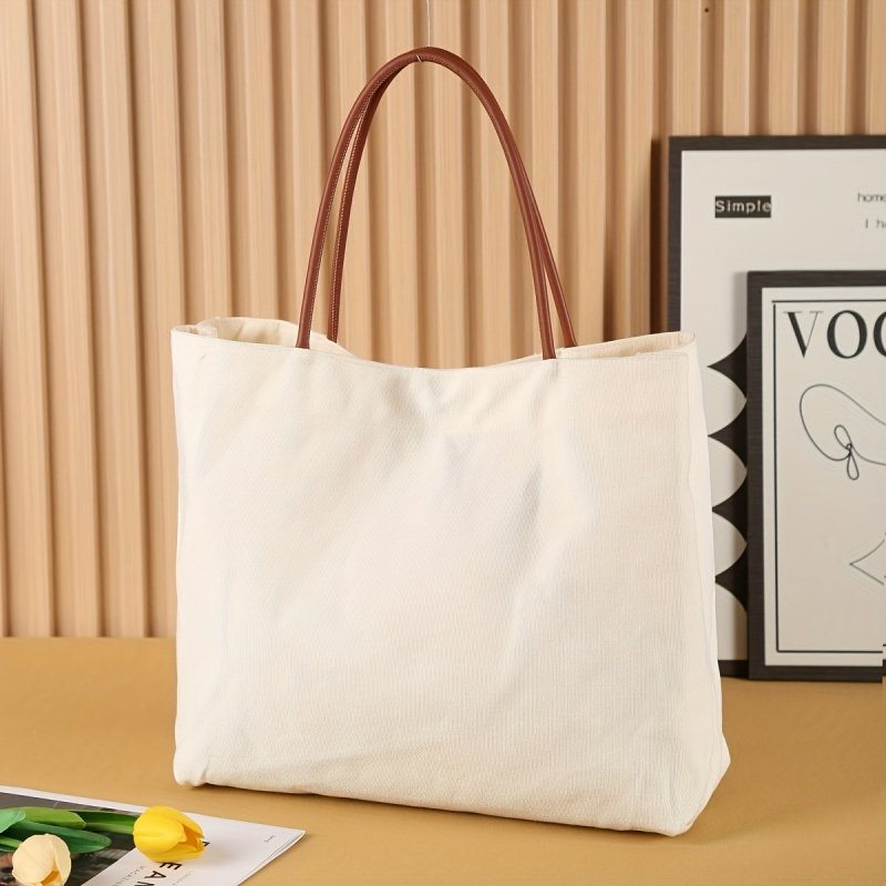 Personalized Name Canvas Tote Bag