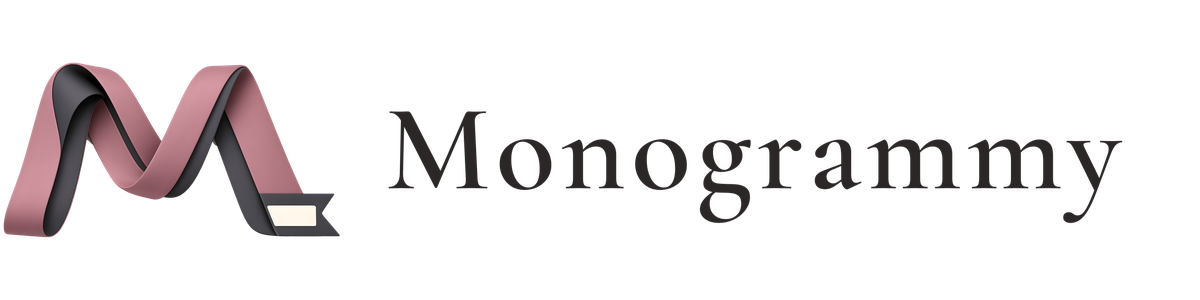 Monogrammy header logo dark